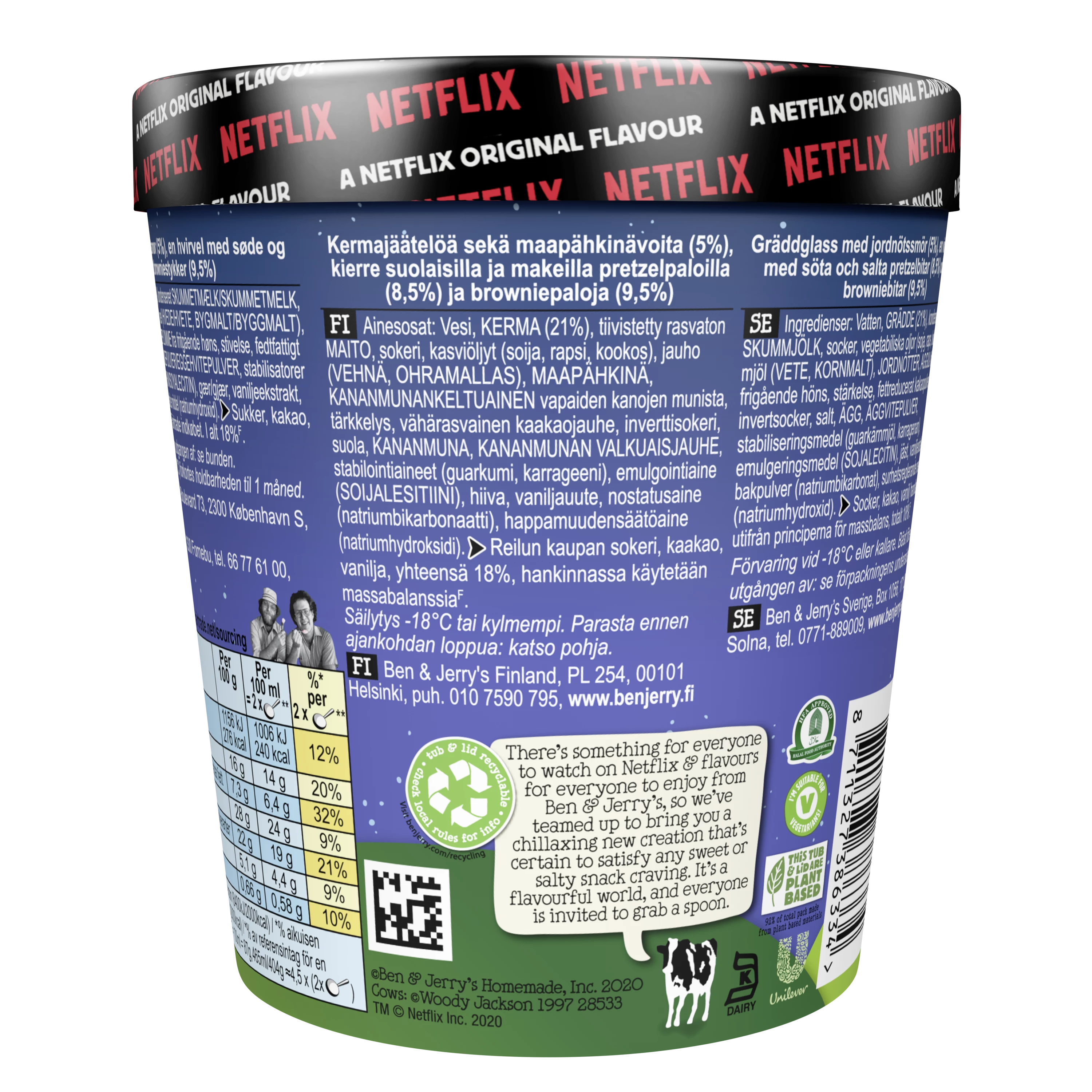 Netflix Chilll'd 405g - BEN & JERRY'S