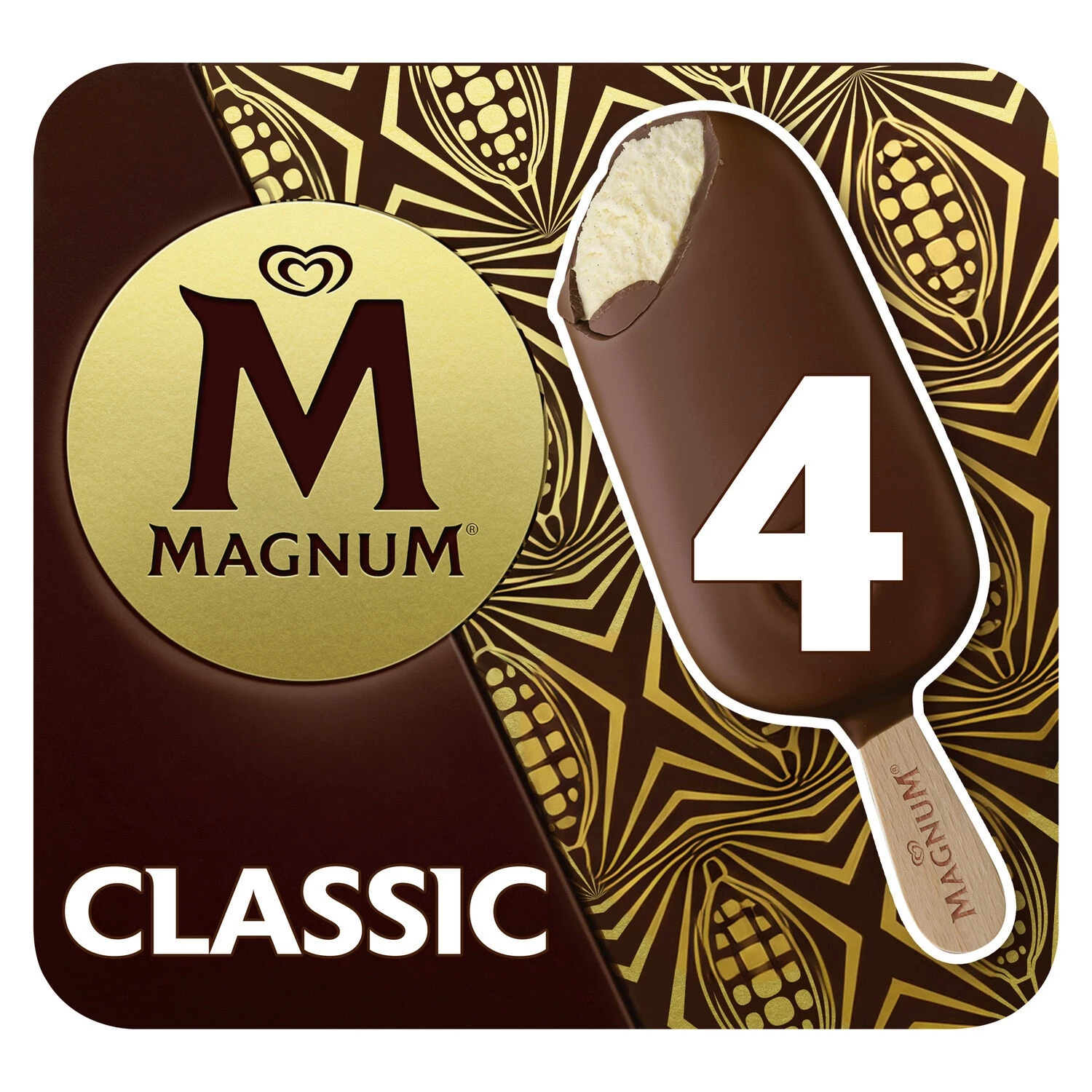 Glace Bâtonnet Classic X4 - Magnum