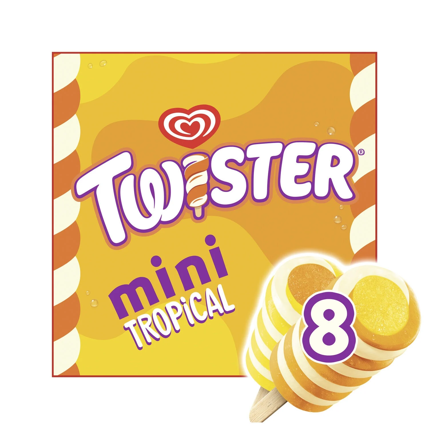 Twister tropicale da 348 g, 8x50 ml