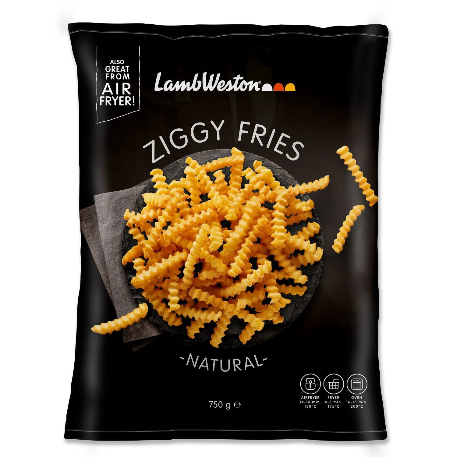 750 g di patatine fritte Ziggy Lambweston