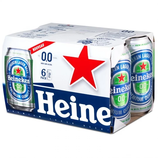 Alcoholvrij bier, 6x33cl - HEINEKEN