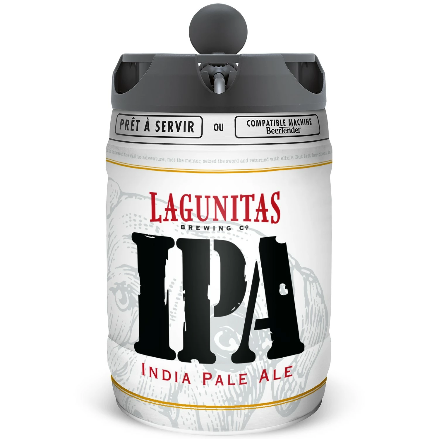 金色 IPA 啤酒 6.2°，5 升桶装 - LAGUNITAS