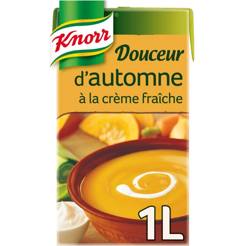 Sopa Dulce De Otoño Con Nata Fresca, 1l - KNORR