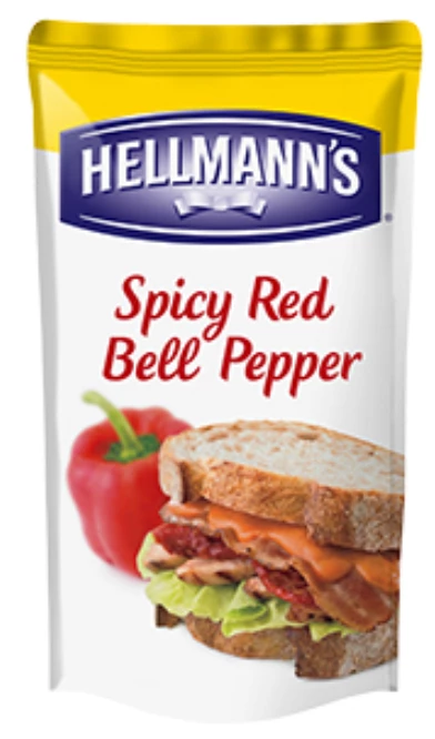 Hellmann's Sauce Sandwich Et Burger Poivron Rouge & Tabasco® 570ml