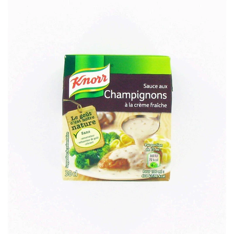 Sauce aux champignons/ crème fraîche 30cl - KNORR