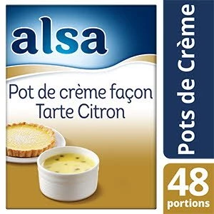Alsa Pot De Crème Façon Tarte Citron 800g 48 Portions