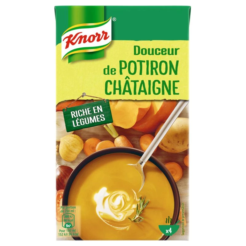 Soupe Potiron Châtaigne, 1l - KNORR