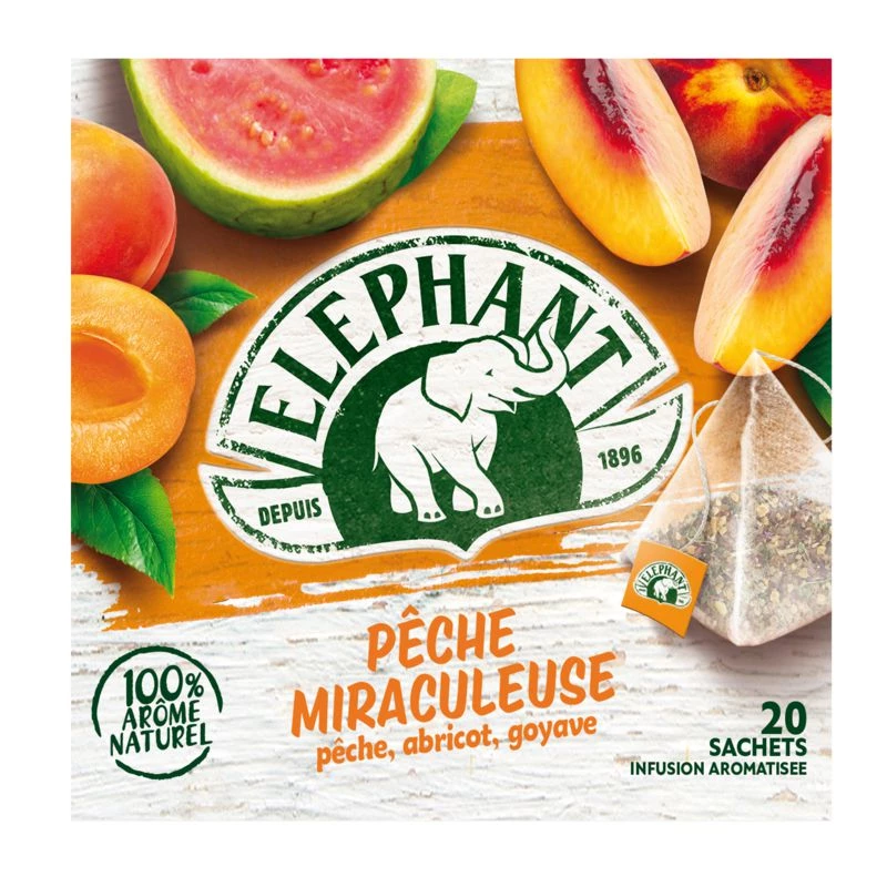 Infusion pêche miraculeuse x20 57g - ELEPHANT