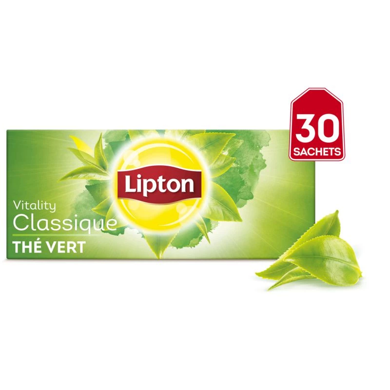 Classic vitality green tea x30 40g - LIPTON