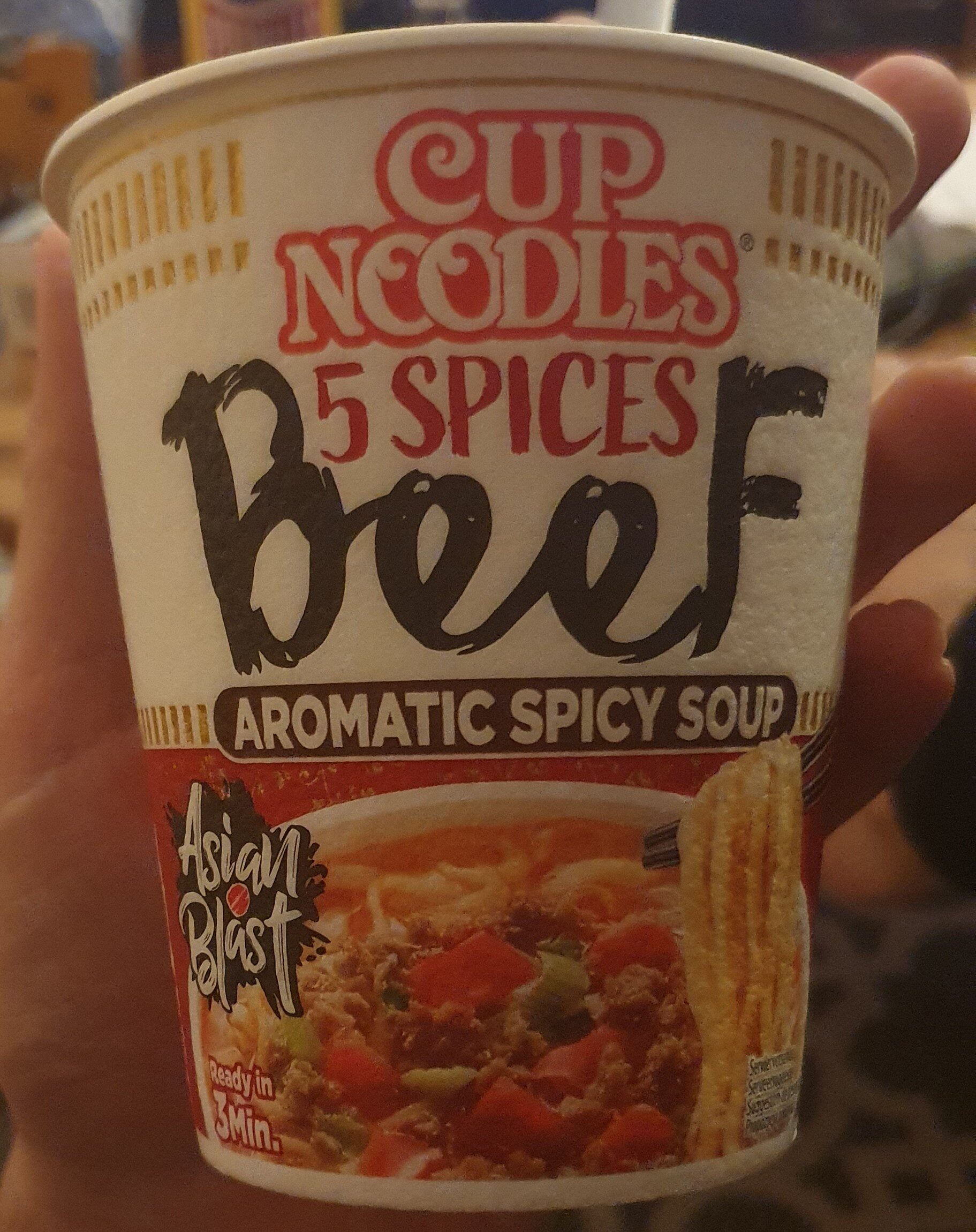 Nouilles Instantanées  Boeuf  Cup 64g - NISSIN