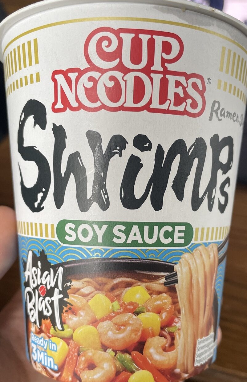 Nouilles Instantanées  Crevettes  Cup 63g - NISSIN