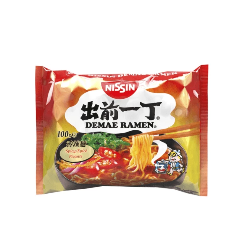Soup Noodles Demoe Ramen Pique 100 g - NISSIN