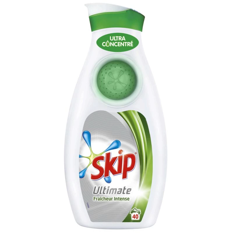 Lessive liquide concentrée ultimate fraîcheur intense 1,40l - SKIP