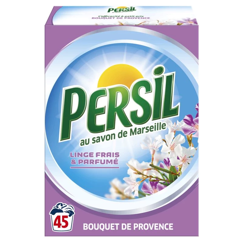 Lessive en poudre bouquet de Provence 45 lavages - PERSIL