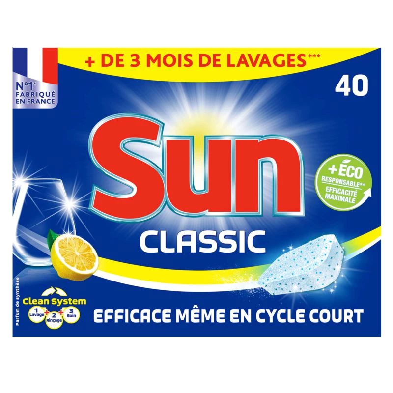 Sun Classic 40 Tab Citron
