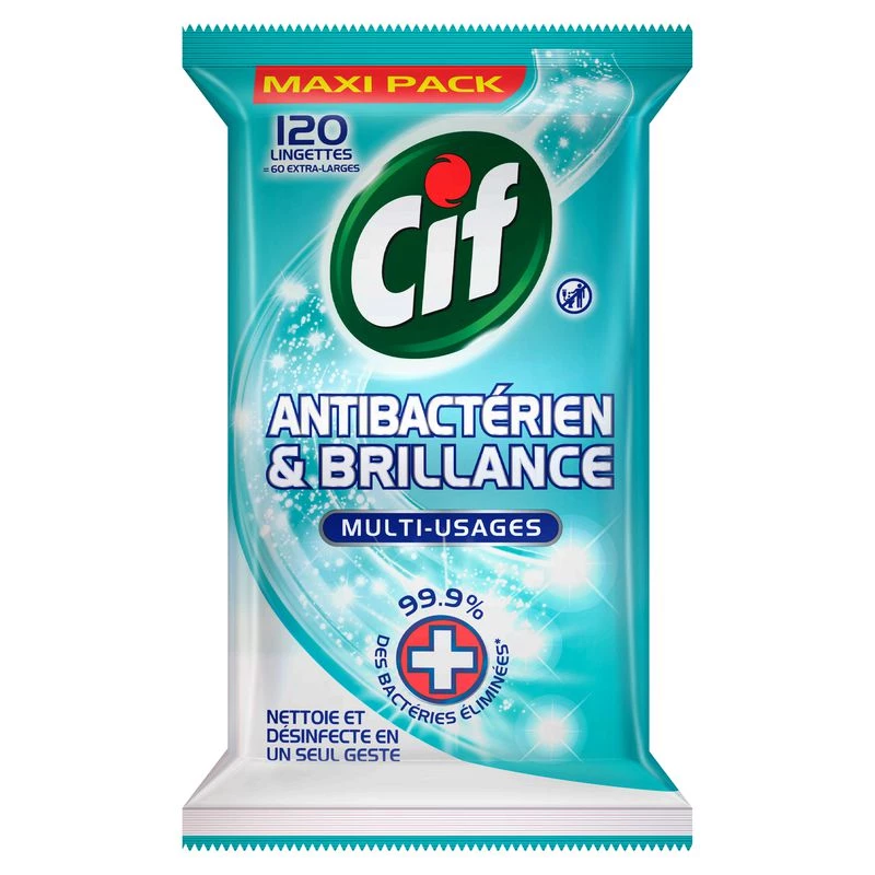 Cif Lingettes 抗菌剂 X120