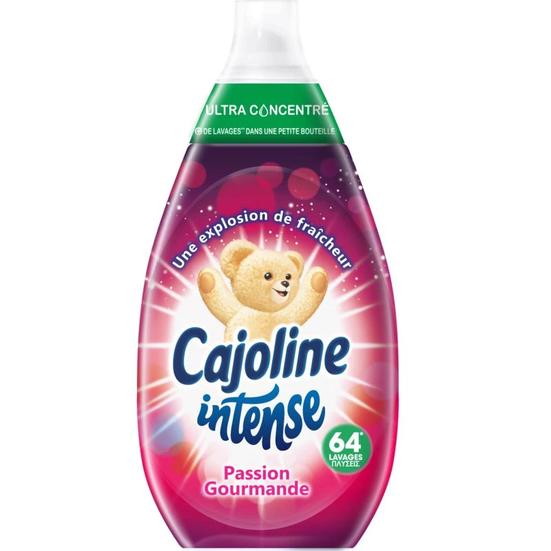 Adoucissant intense passion gourmande 960ml - CAJOLINE