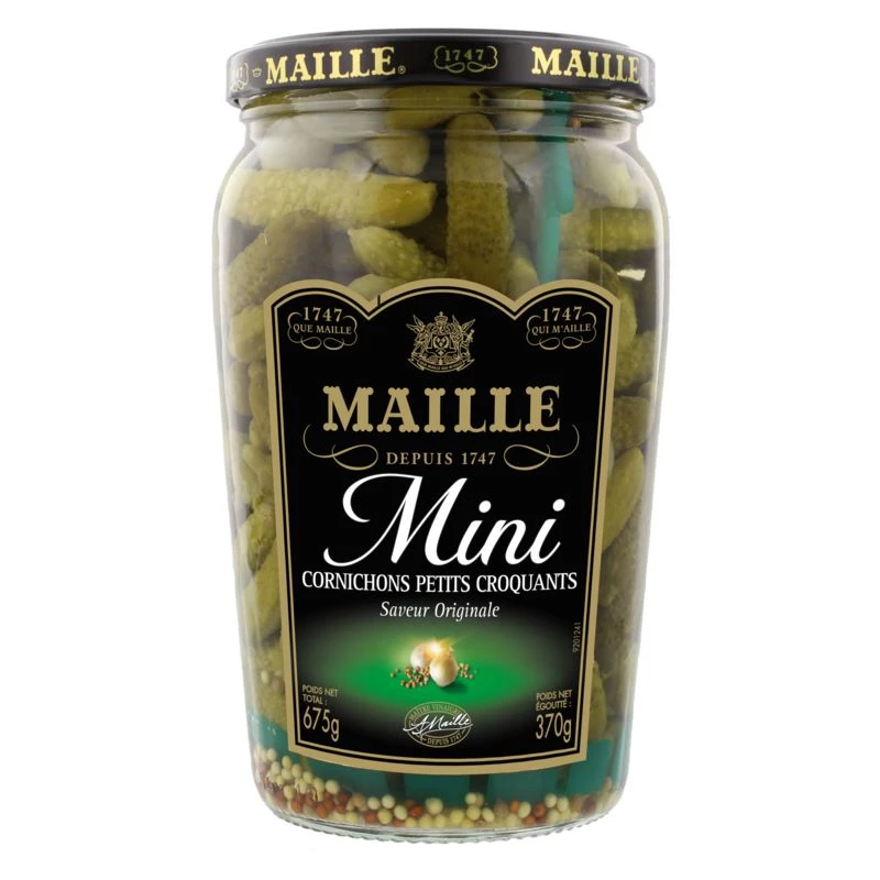 Mini Cornichons, 370g - MAILLE