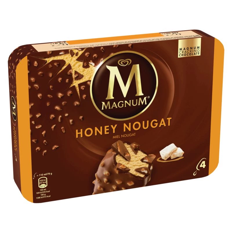 Magnum Miel Nougat X4 316g
