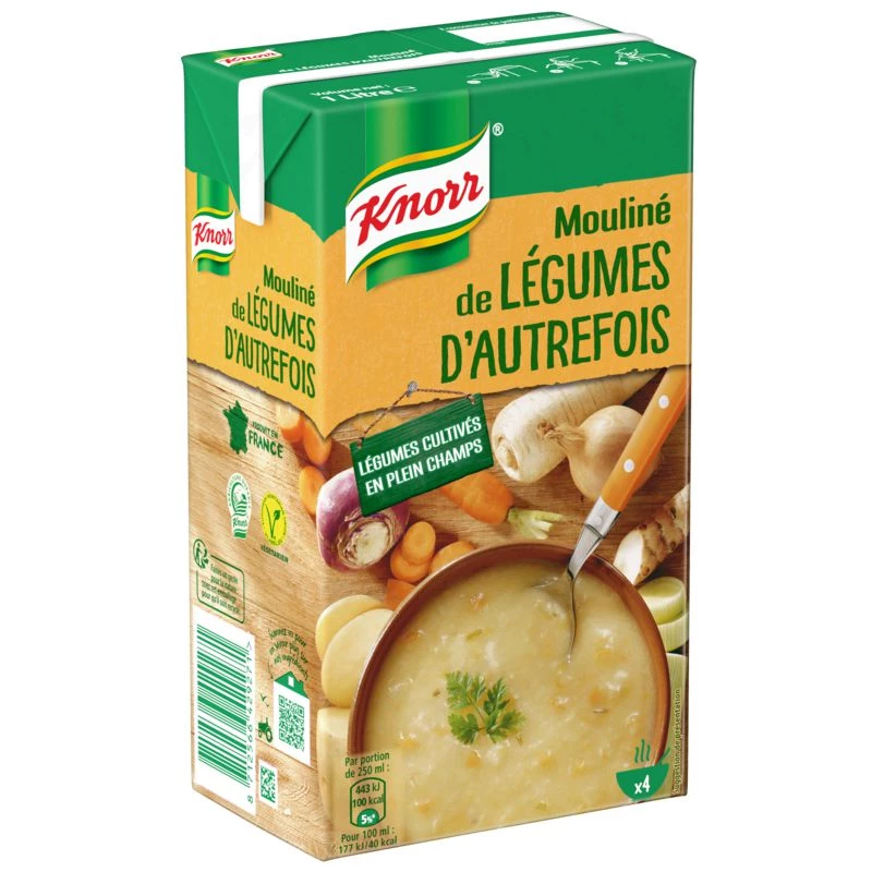 Soupe Moulinée de Légumes d'autrefois, 1l - KNORR