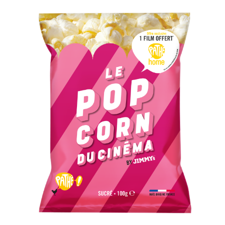 100g Popcorn Sucre Pathe