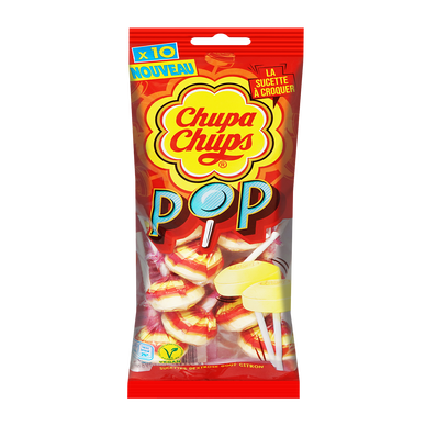 Flowpack 10 粒含片 Dextrose Citron Scht 90g - CHUPA CHUPS