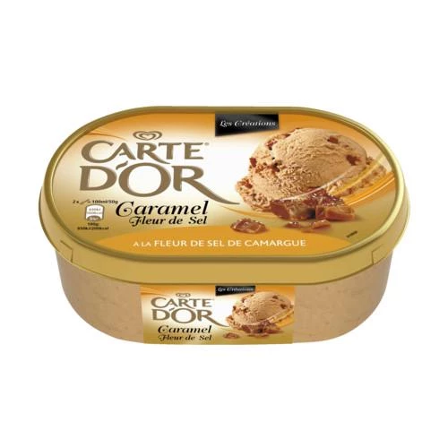 Glace caramel & fleur de sel 500g - CARTE D'OR