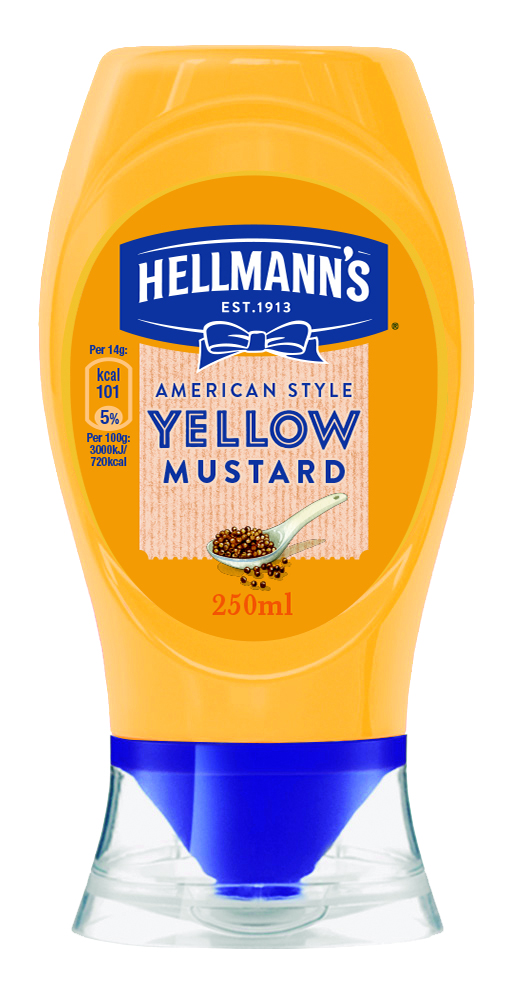Hellmann's Yellow Mustard Flacon Souple 250ml