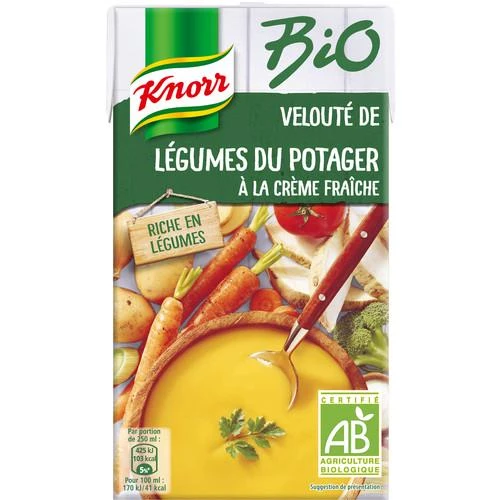 Groentenroomsoep met biologische verse room, 1l - KNORR