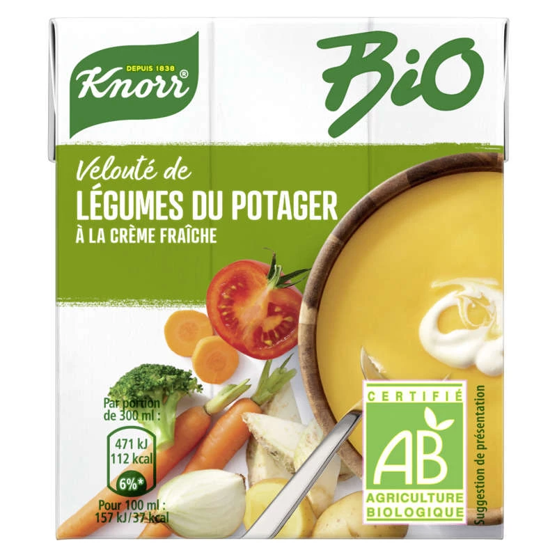 Soupe Bio Légumes Crème Fraîche - KNORR