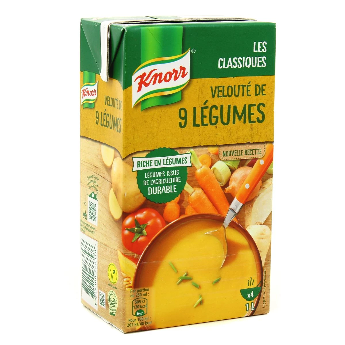Velve Soup 9 vegetables, 1L - KNORR