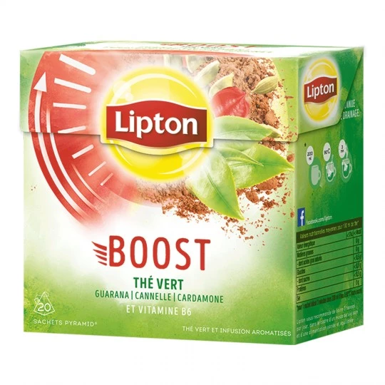 Thé vert boost x20 32g - LIPTON