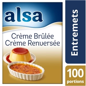 Alsa Crème Brûlée/crème Renversée 1,250kg 100 Portions