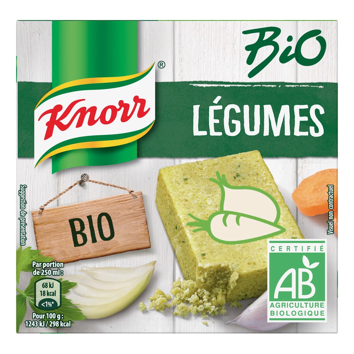 Bouillon de légumes BIO x6 - KNORR