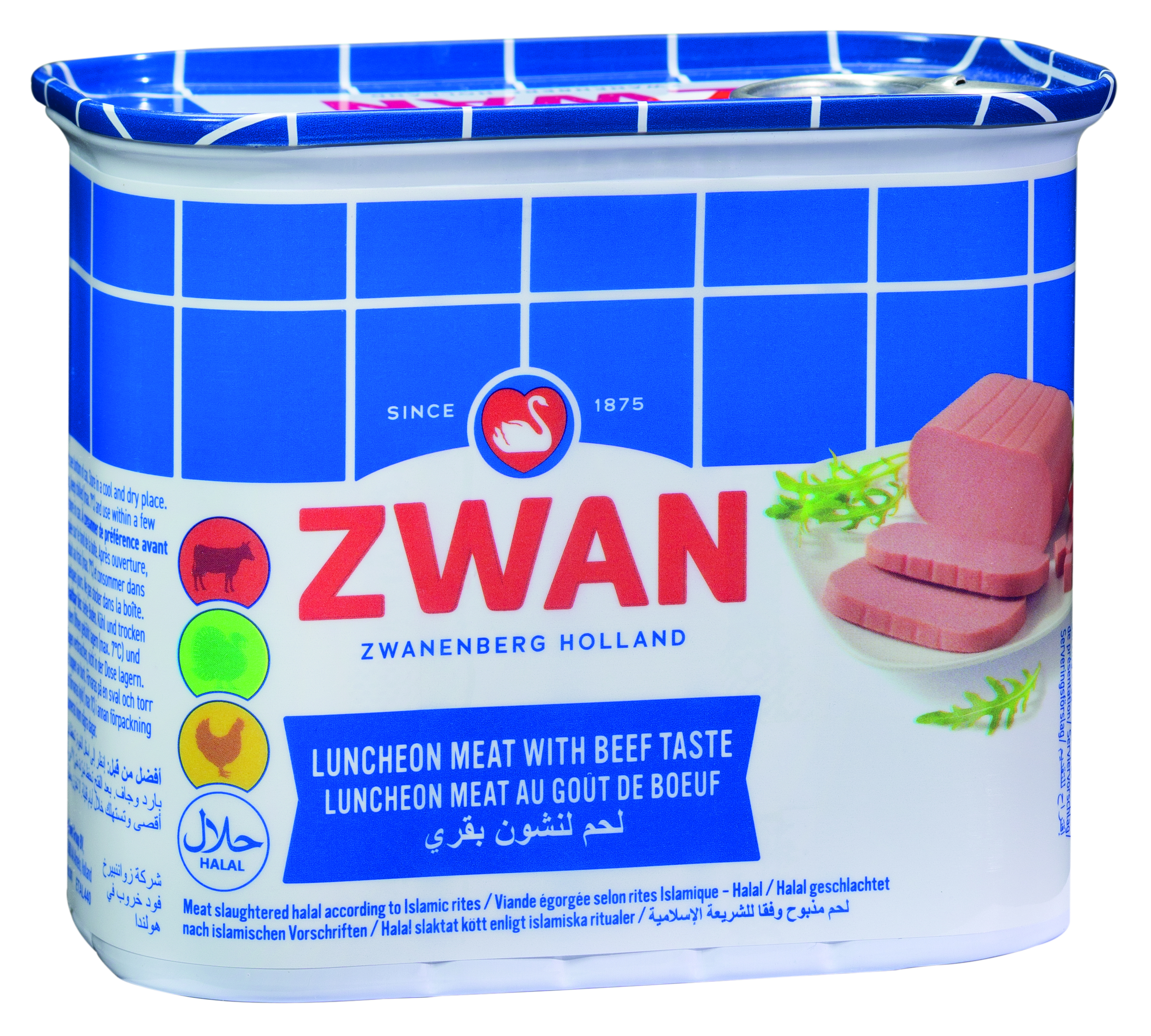 Luncheon Meat Boeuf 12 X 340 G Halal - SWAN