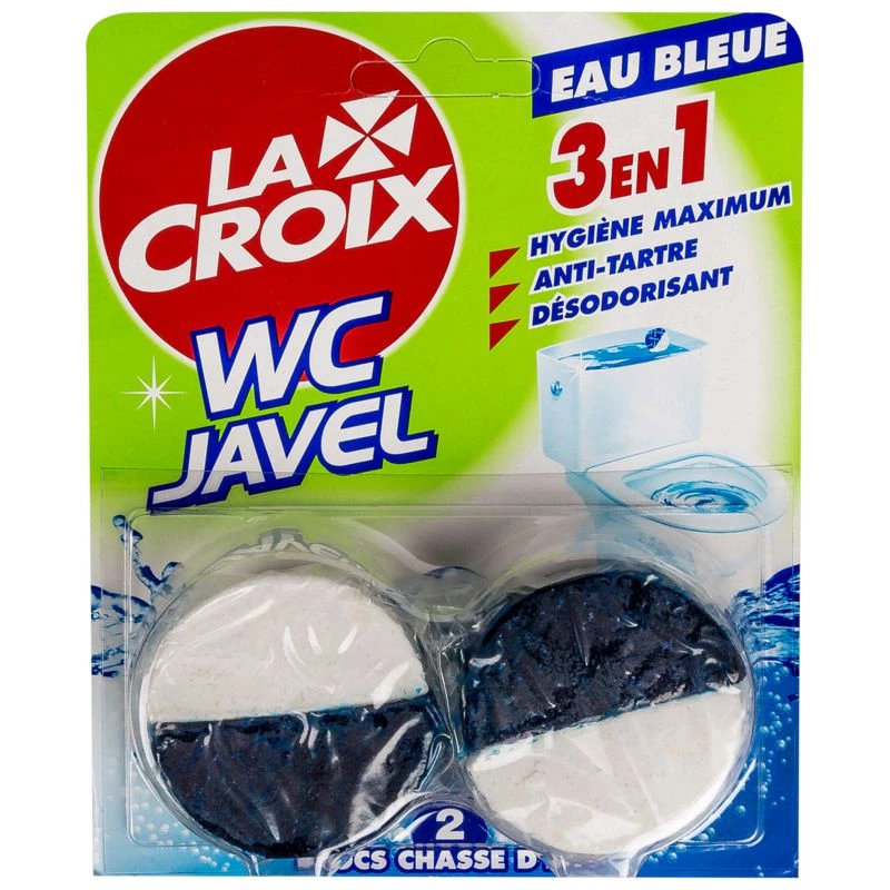 مرحاض بلوكس ديو جافيل 2×48 جم - LACROIX WC