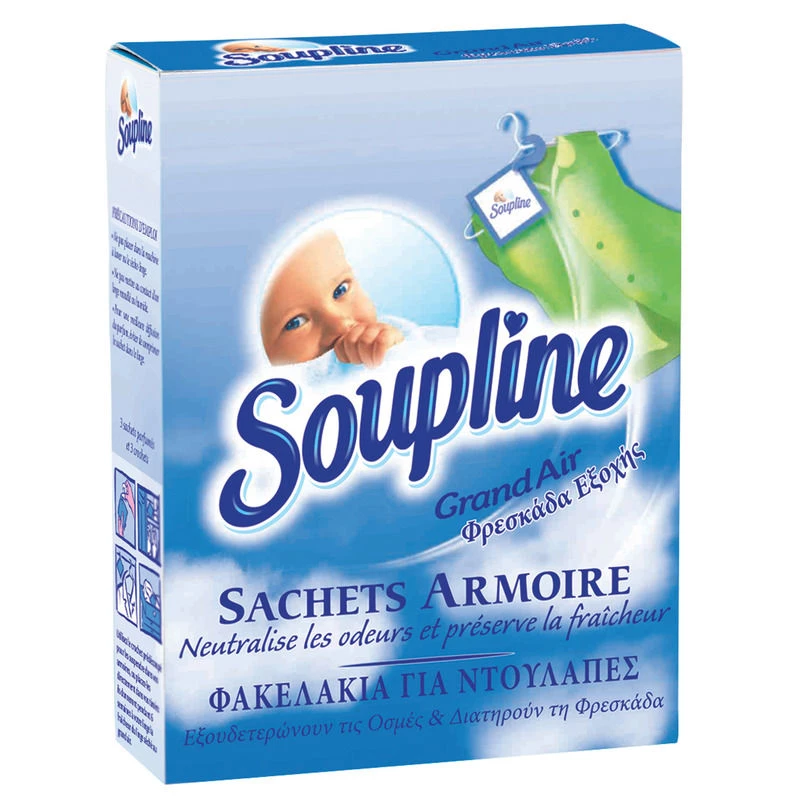 Désodorisant sachets armoire grand air 10x3 Pc - SOUPLINE