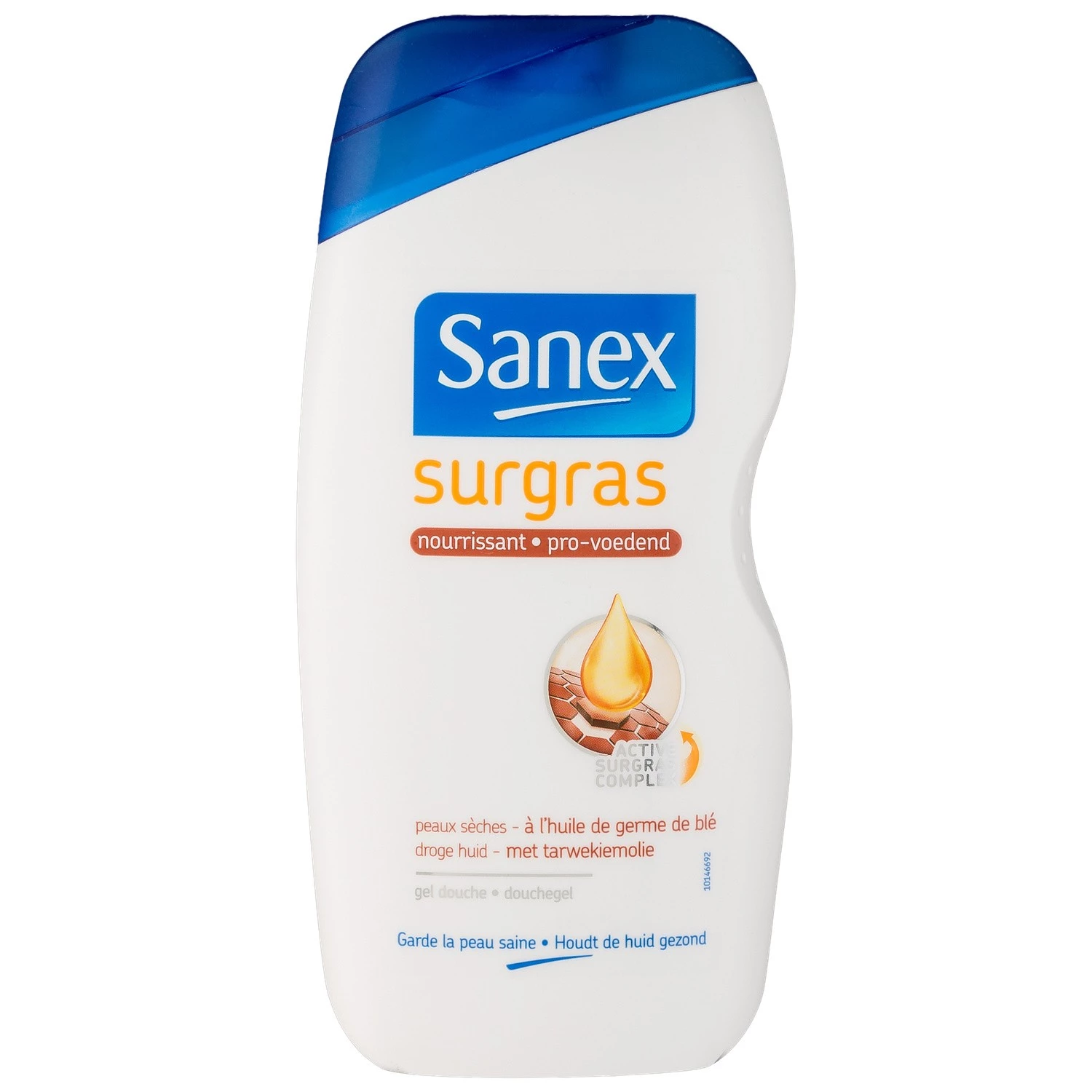 Gel douche surgras nourrissant à l'huile de germe de blé 500ml - SANEX
