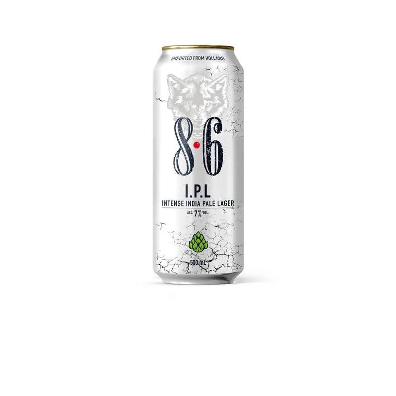Cerveza intensa India Pale Lager, 7°, 50cl - 8.6