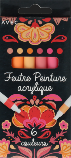 Marqueur Peinture Warm X6
