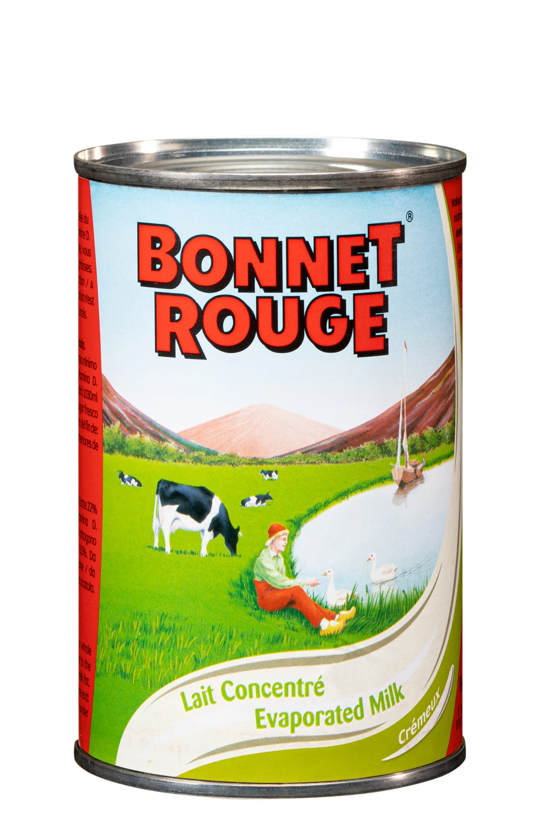 Lait Concentree  Non Sucre Bonnet 410g - Bonnet Rouge