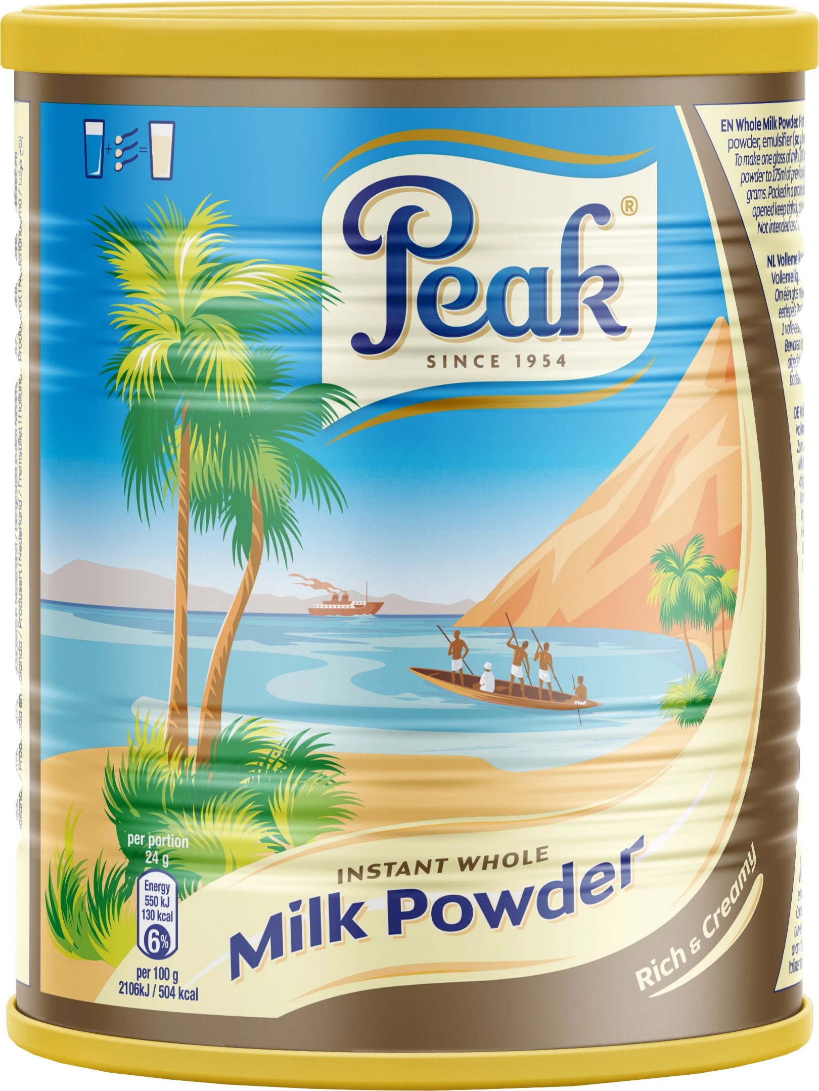 Lait En Poudre (24 X 400 G) - PEAK