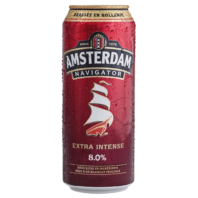 Светлое пиво Extra Intense, 8%, 50cl - AMSTERDAM