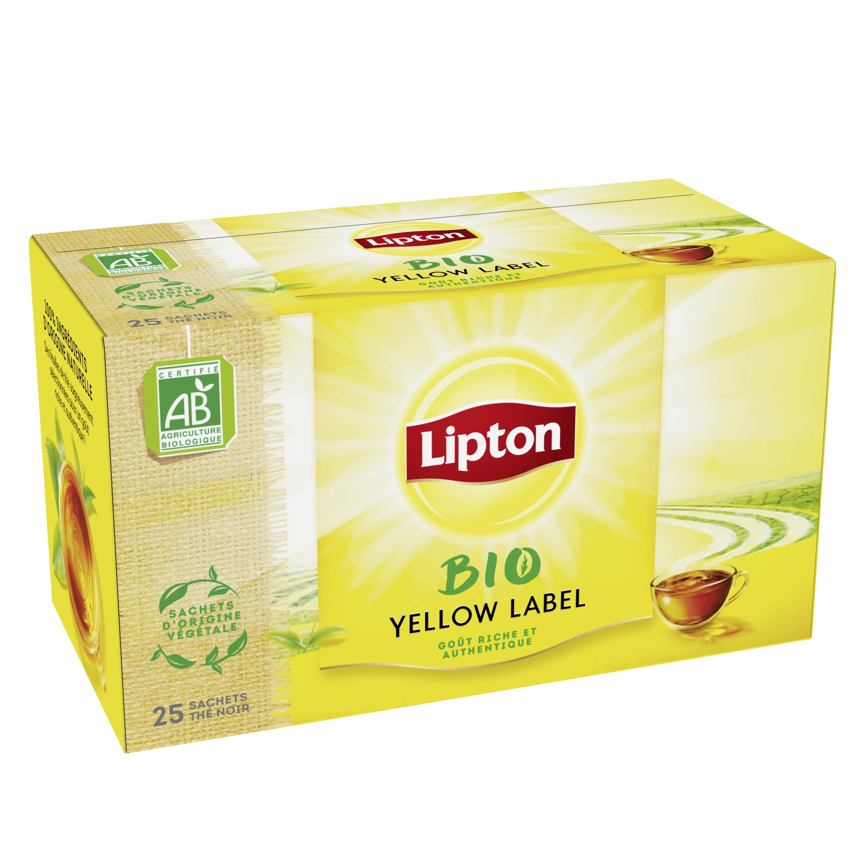 Thé Bio Yellow Label, 25 шт., 50 г - LIPTON