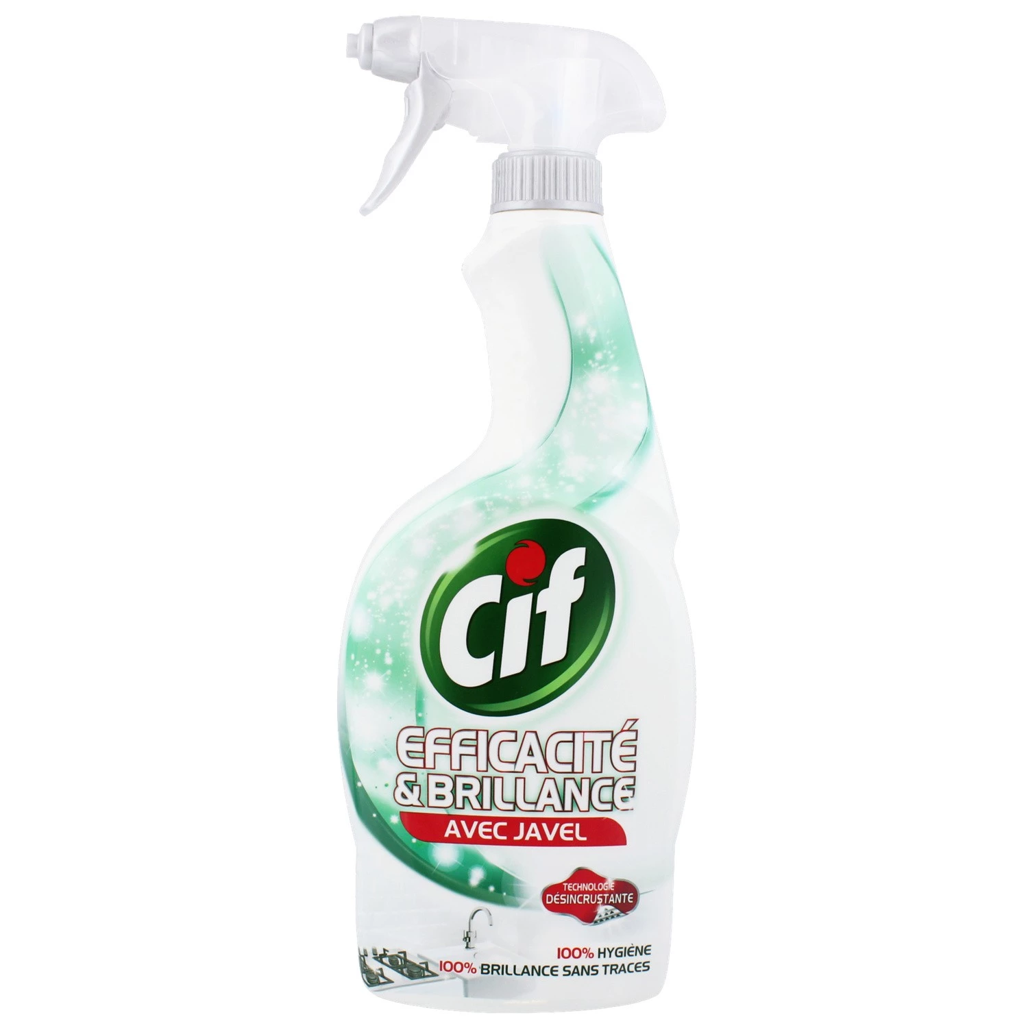 Cleaner with bleach effectiveness and shine 750ml - CIF