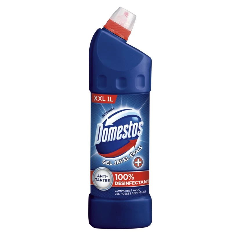 Gel lejía WC 100% desinfectante 1L - DOMESTOS