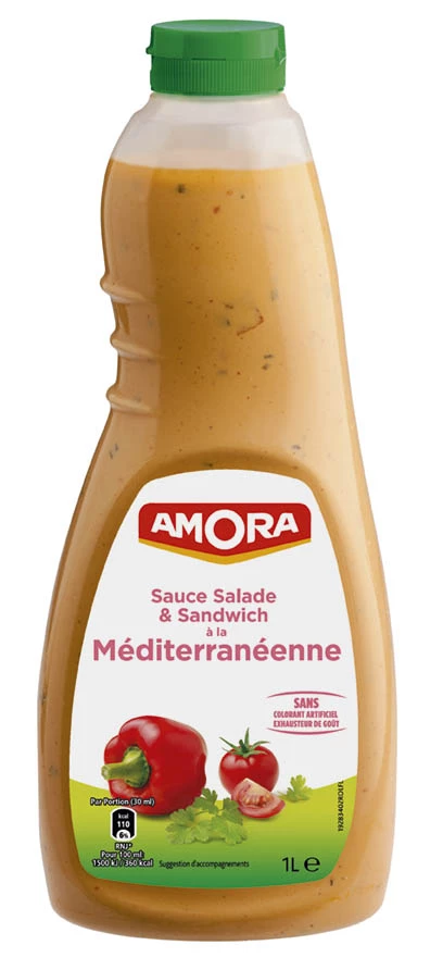 Amora Sauce Salade à La Méditerranéenne 1l