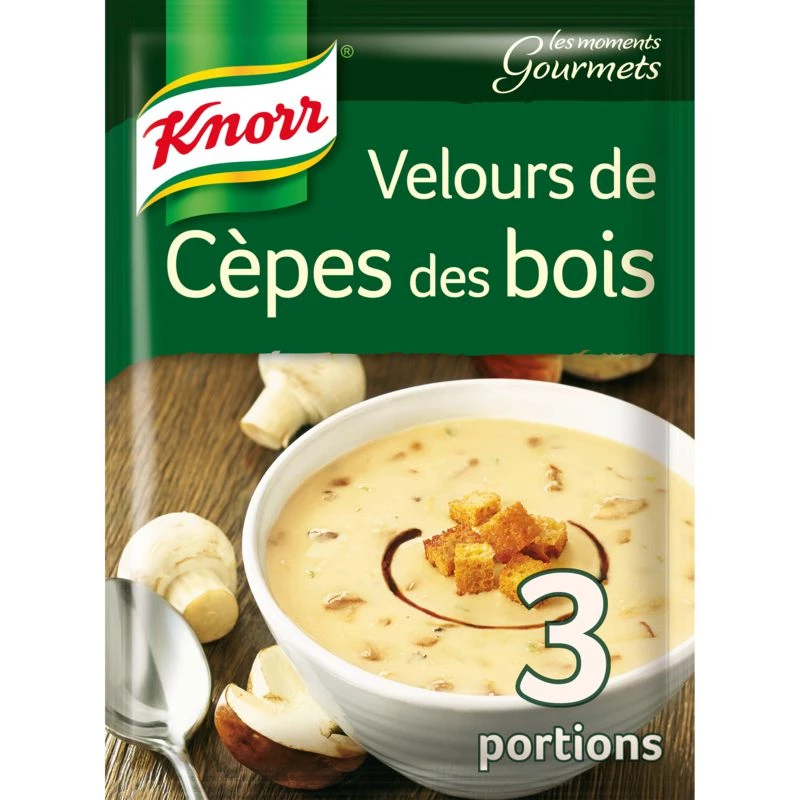 Velours de Cèpes des Bois 3 Portions, 91g - KNORR
