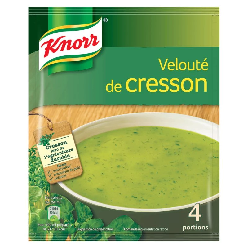 Zuppa cremosa di crescione, 57g - KNORR
