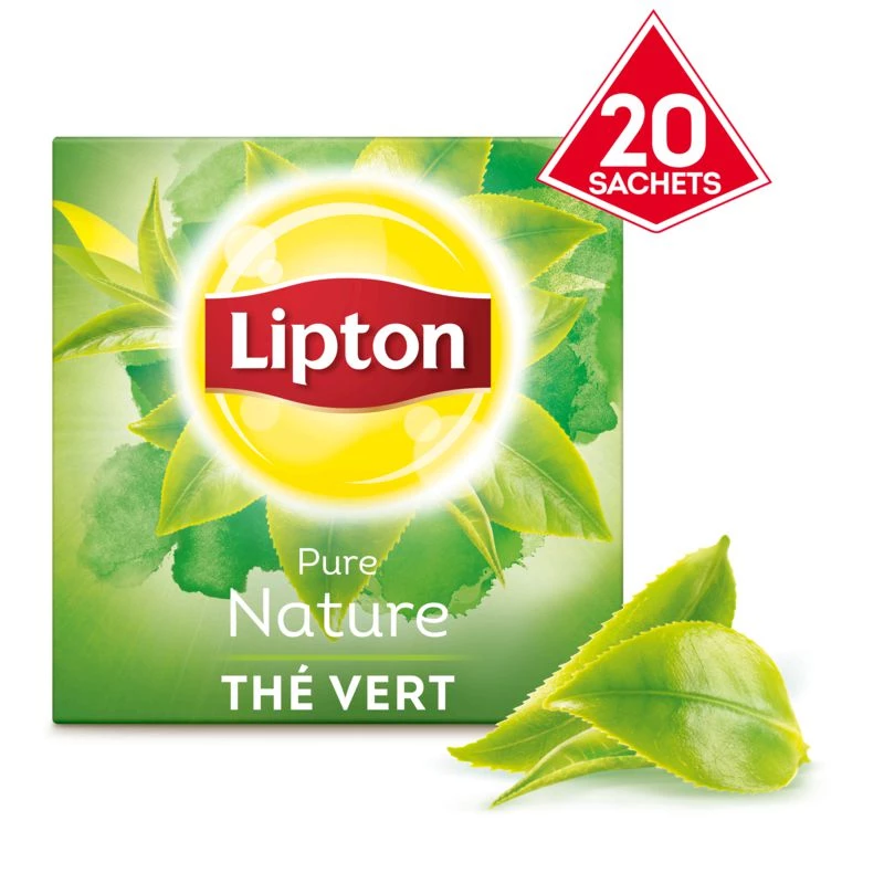 Thé vert pure nature x20 30g - LIPTON